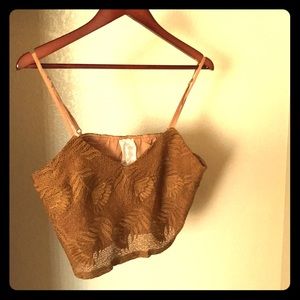 Lovely lace crop tank